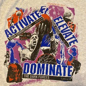 1993 One Way Out Trinity Basketball Shirt Vintage Christian Double Sided